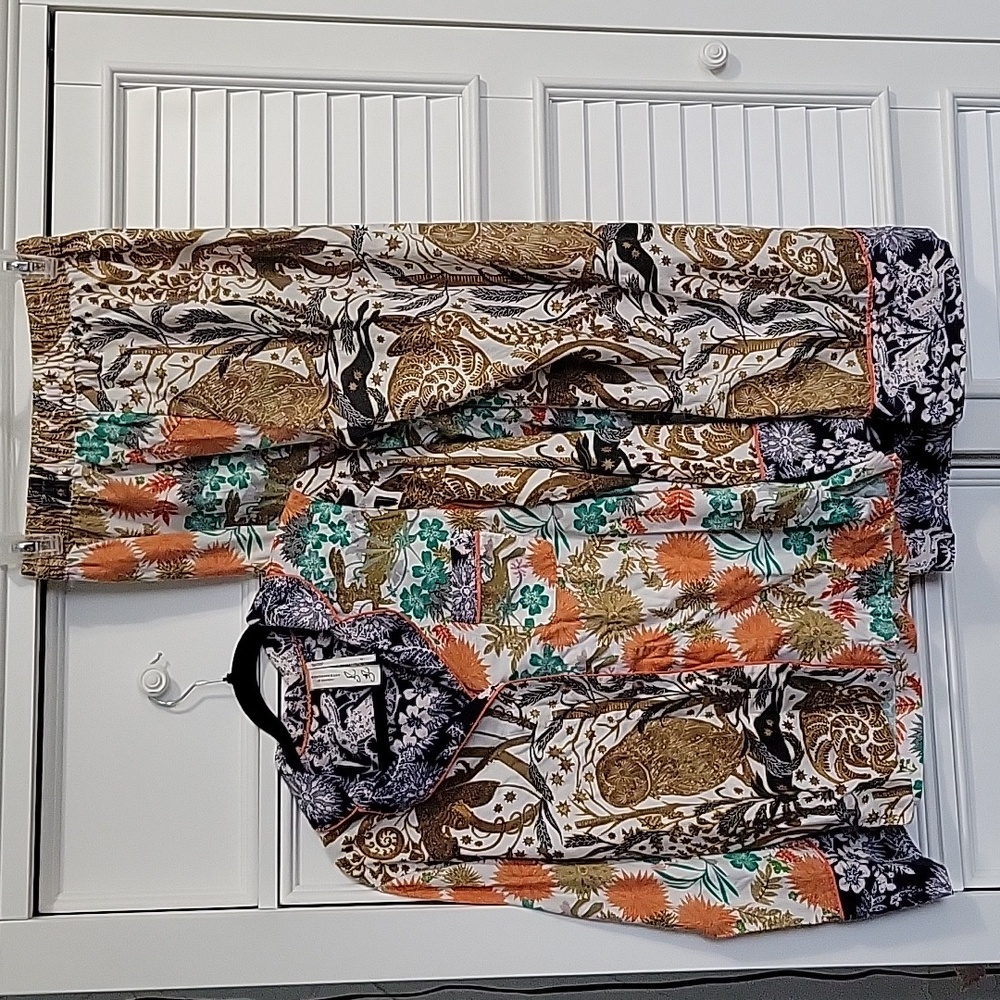 Anthropologie pajama set